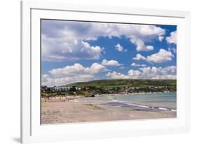 Swanage Beach, Dorset, Jurassic Coast, England, United Kingdom, Europe-Matthew Williams-Ellis-Framed Photographic Print