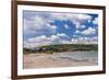 Swanage Beach, Dorset, Jurassic Coast, England, United Kingdom, Europe-Matthew Williams-Ellis-Framed Photographic Print