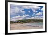 Swanage Beach, Dorset, Jurassic Coast, England, United Kingdom, Europe-Matthew Williams-Ellis-Framed Photographic Print