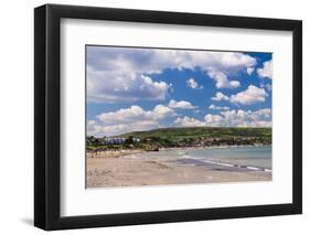 Swanage Beach, Dorset, Jurassic Coast, England, United Kingdom, Europe-Matthew Williams-Ellis-Framed Photographic Print