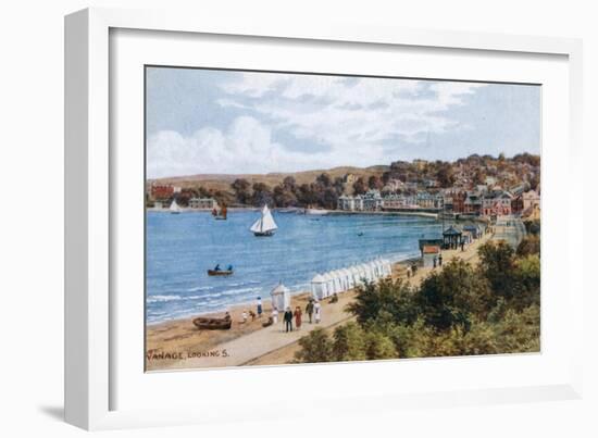 Swanage, Looking S-Alfred Robert Quinton-Framed Premium Giclee Print