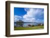 Swanage Park and Swanage Harbour, Dorset, England, United Kingdom, Europe-Matthew Williams-Ellis-Framed Photographic Print