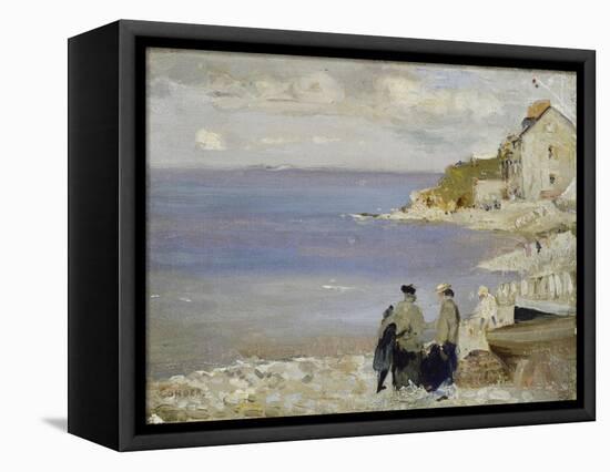 Swanage-Charles Conder-Framed Stretched Canvas