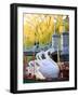 Swanboats, Public Garden, Boston, Massachusetts, USA-Walter Bibikow-Framed Photographic Print