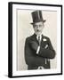 Swanky Gentleman in Top Hat-null-Framed Photo