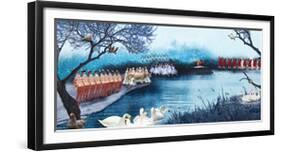 Swans A Swimming-Nancy Tillman-Framed Premium Giclee Print