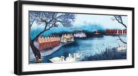 Swans A Swimming-Nancy Tillman-Framed Art Print