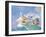 Swans a Swimming-Scott Westmoreland-Framed Art Print