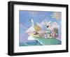 Swans a Swimming-Scott Westmoreland-Framed Art Print