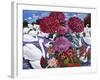 Swans and Chrysanthemums, 2005-Christopher Ryland-Framed Giclee Print