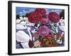 Swans and Chrysanthemums, 2005-Christopher Ryland-Framed Giclee Print