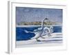 Swans at Kensington Palace-Isabel Hutchison-Framed Giclee Print