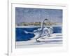 Swans at Kensington Palace-Isabel Hutchison-Framed Giclee Print