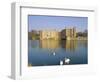 Swans in Front of Leeds Castle, Kent, England-G Richardson-Framed Photographic Print