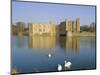 Swans in Front of Leeds Castle, Kent, England-G Richardson-Mounted Photographic Print