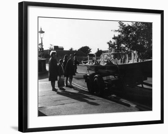 Swans in Transit-null-Framed Photographic Print