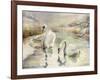 Swans in Winter-Karen Armitage-Framed Giclee Print