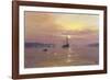 Swans Over Still Waters-Clive Madgwick-Framed Giclee Print