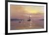 Swans Over Still Waters-Clive Madgwick-Framed Giclee Print