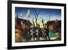 Swans Reflecting Elephants, 1937-Salvador Dali-Framed Giclee Print