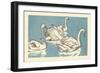 Swans Swim-Hauman-Framed Premium Giclee Print