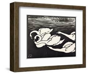 Swans-Félix Vallotton-Framed Giclee Print