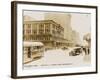 Swanston Street (Looking North) in Melbourne, Victoria, Australia-null-Framed Photographic Print