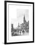 Swanston Street Looking North, Melbourne, Victoria, Australia, 1886-Johnson-Framed Giclee Print