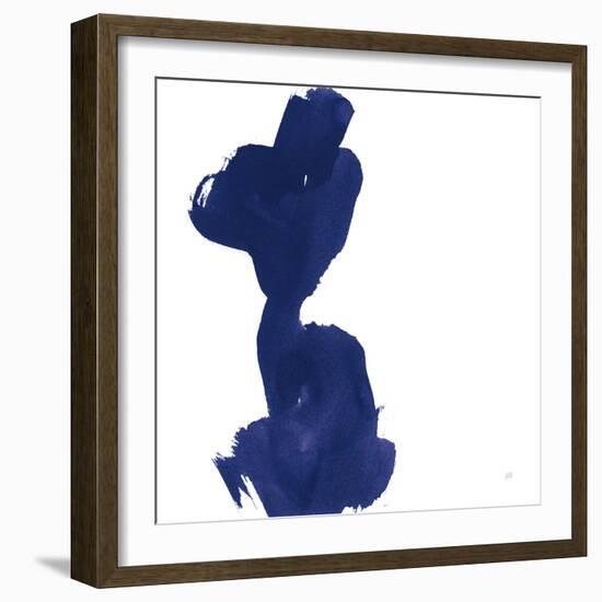 Swash I Indigo-Chris Paschke-Framed Art Print