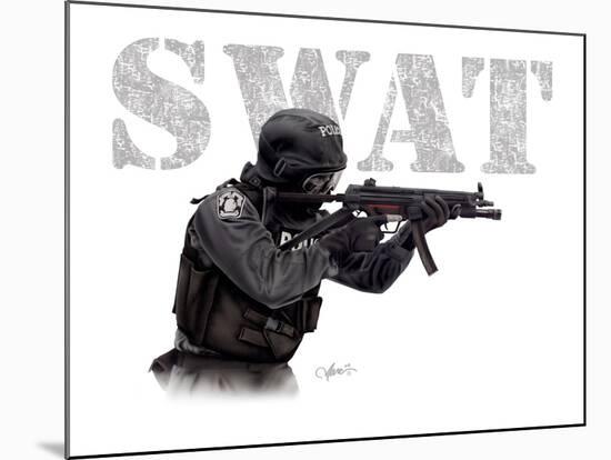 SWAT-Marc Wolfe-Mounted Giclee Print