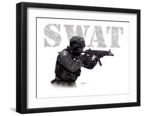 SWAT-Marc Wolfe-Framed Giclee Print