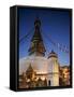 Swayambhunath Buddhist Stupa on a Hill Overlooking Kathmandu, Unesco World Heritage Site, Nepal-Don Smith-Framed Stretched Canvas