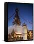 Swayambhunath Buddhist Stupa on a Hill Overlooking Kathmandu, Unesco World Heritage Site, Nepal-Don Smith-Framed Stretched Canvas