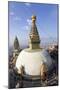 Swayambhunath Buddhist Stupa or Monkey Temple, Kathmandu, Nepal-Peter Adams-Mounted Photographic Print