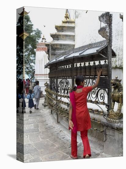 Swayambhunath (Monkey Temple), Kathmandu, Nepal-Ethel Davies-Stretched Canvas