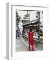 Swayambhunath (Monkey Temple), Kathmandu, Nepal-Ethel Davies-Framed Photographic Print