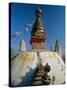 Swayambhunath Stupa (Monkey Temple), Kathmandu, Nepal, Asia-Gavin Hellier-Stretched Canvas