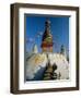 Swayambhunath Stupa (Monkey Temple), Kathmandu, Nepal, Asia-Gavin Hellier-Framed Photographic Print