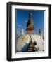 Swayambhunath Stupa (Monkey Temple), Kathmandu, Nepal, Asia-Gavin Hellier-Framed Photographic Print