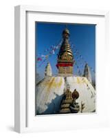 Swayambhunath Stupa (Monkey Temple), Kathmandu, Nepal, Asia-Gavin Hellier-Framed Photographic Print