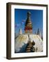 Swayambhunath Stupa (Monkey Temple), Kathmandu, Nepal, Asia-Gavin Hellier-Framed Photographic Print