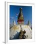 Swayambhunath Stupa (Monkey Temple), Kathmandu, Nepal, Asia-Gavin Hellier-Framed Photographic Print