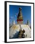 Swayambhunath Stupa (Monkey Temple), Kathmandu, Nepal, Asia-Gavin Hellier-Framed Photographic Print