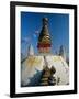 Swayambhunath Stupa (Monkey Temple), Kathmandu, Nepal, Asia-Gavin Hellier-Framed Photographic Print