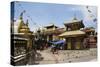 Swayambhunath Stupa (Monkey Temple), UNESCO World Heritage Site, Kathmandu, Nepal, Asia-Peter Barritt-Stretched Canvas