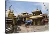 Swayambhunath Stupa (Monkey Temple), UNESCO World Heritage Site, Kathmandu, Nepal, Asia-Peter Barritt-Stretched Canvas