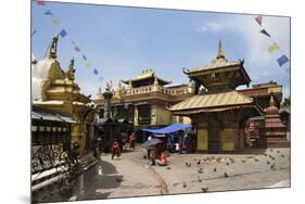 Swayambhunath Stupa (Monkey Temple), UNESCO World Heritage Site, Kathmandu, Nepal, Asia-Peter Barritt-Mounted Photographic Print