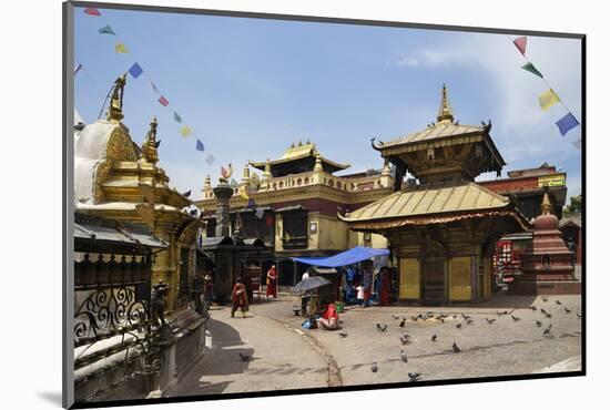 Swayambhunath Stupa (Monkey Temple), UNESCO World Heritage Site, Kathmandu, Nepal, Asia-Peter Barritt-Mounted Photographic Print