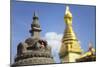 Swayambhunath Stupa, UNESCO World Heritage Site, Kathmandu, Nepal, Asia-Ian Trower-Mounted Photographic Print