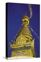 Swayambhunath Stupa, UNESCO World Heritage Site, Kathmandu, Nepal, Asia-Ian Trower-Stretched Canvas